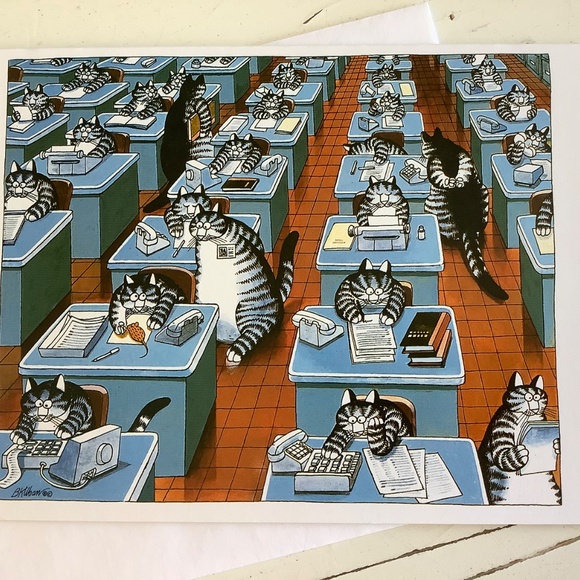 Assorted BK Kliban Pomegranate blank holiday postcards - Picture 6 of 7